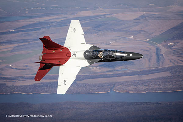 T-X in flight over Missouri
