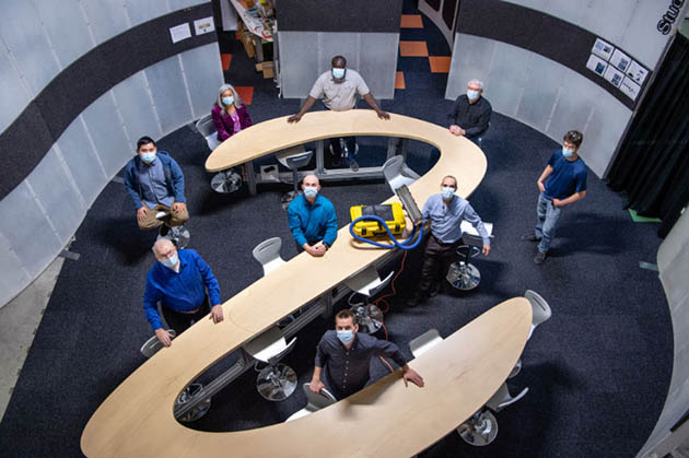Boeing UV wand development team 