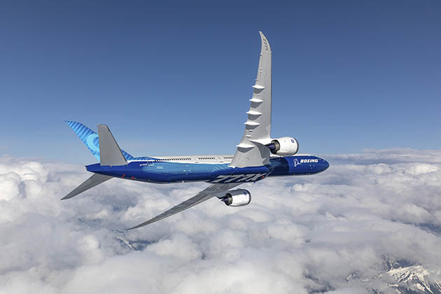 Boeing; Boeing Test and Evaluation, Flight Test, 777X, 777-9, WH001, test 002-451, Flutter