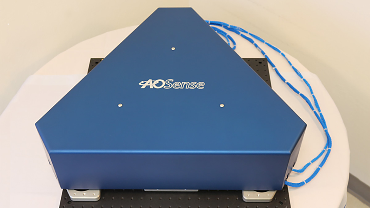 aosense quantum imu sensor on table