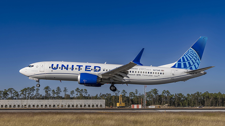 Boeing Test & Evaluation; Flight Test; BT&E; 737-8, United airlines, UA4205, ecoDemonstrator Explorer, ecoD, IPS testing, Houston