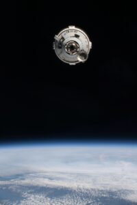 The Starliner spacecraft on NASA’s Boeing Crew Flight Test approaches the International Space Station while orbiting 263 miles above Quebec, Canada. NASA astronauts Butch Wilmore and Suni Williams aboard Starliner docked to the orbital outpost’s forward port on the Harmony module at 1:34 p.m. EDT on Thursday, June 6.
