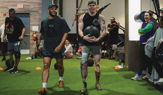 A Class 32 participant completes a workout during the 9-week ReDefine class, sponsored by Boeing. (Adaptive Training Foundation photo)