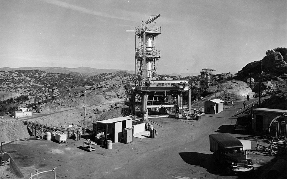 Canyon Test Stand, circa 1957 