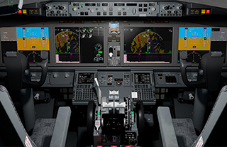 Updated flight deck.