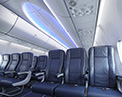 Picture of a 7 3 7 cabin seating.