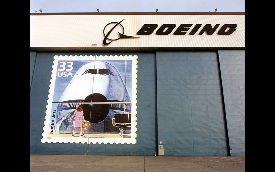 The Boeing 747 Postage Stamp