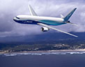 Picture of the 7 6 7 in flight.