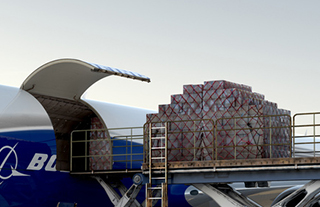 Picture of 7 6 7 cargo loading.