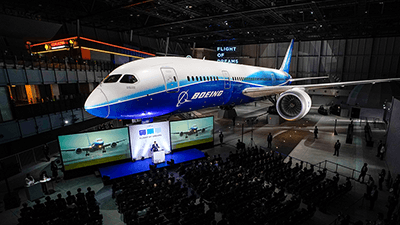 The first 787 Dreamliner, helping aviation dreams take flight