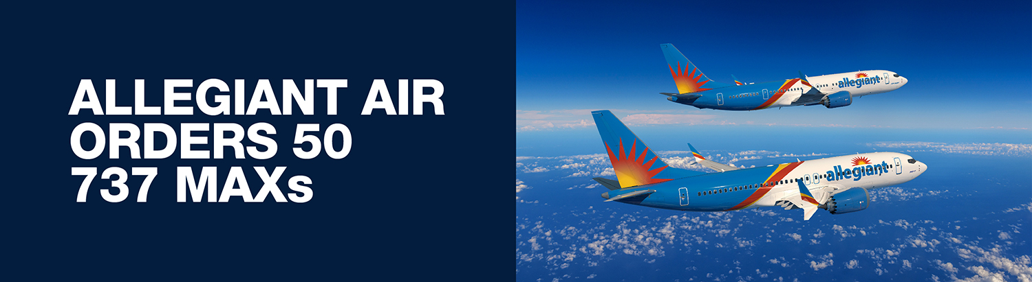 Allegiant Air orders 50 737 MAXs