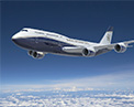 Picture of Boeing Business Jet in flight.