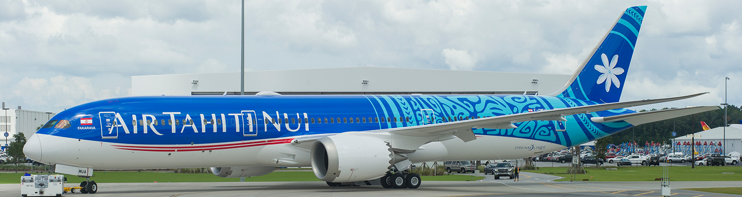 Boeing, Air Lease Corp., Deliver First 787-9 Dreamliner for Air Tahiti Nui