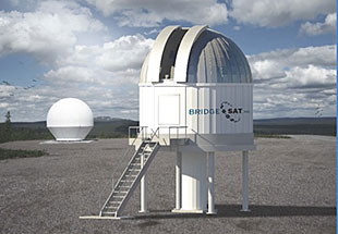 Picture of Bridge Sat ground station.