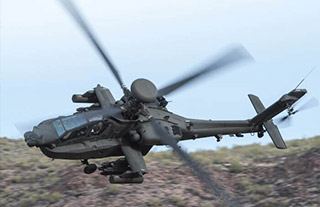 A H 64 Apache production line 