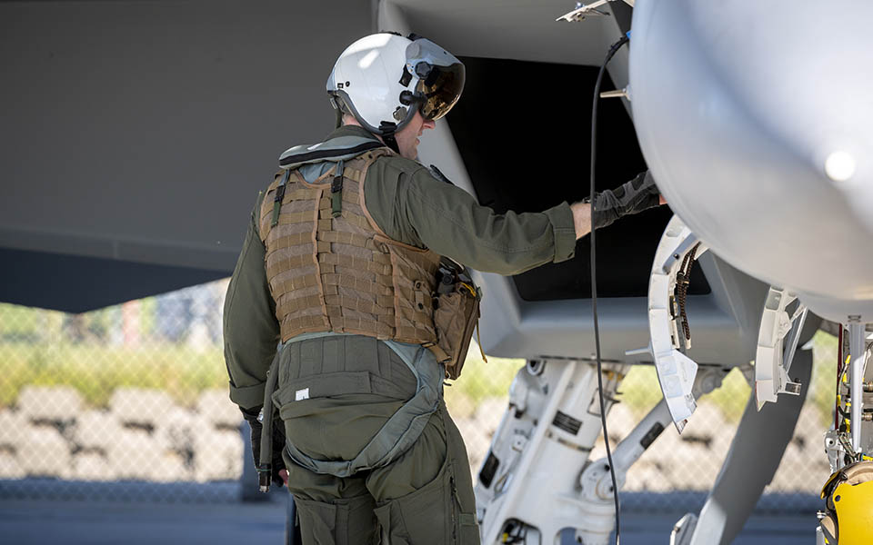 F A-18 Block III Super Hornet inspection