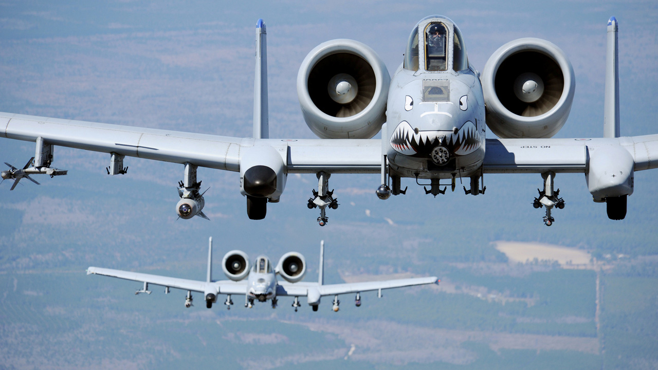 A-10 aircraft
