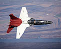 Picture of the T7A Red Hawk in flight.