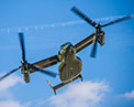 Picture of the V-22 Osprey in flight.