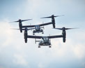 Picture of the V-22 Osprey in flight.