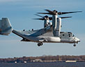 Picture of the V-22 Osprey in flight.
