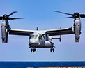 Picture of the V-22 Osprey in flight.