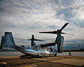 Picture of the V-22 Osprey in flight.