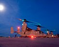 Picture of the V-22 Osprey in flight.