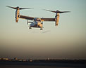 Picture of the V-22 Osprey in flight.