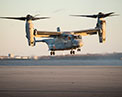 Picture of the V-22 Osprey in flight.
