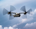 Picture of the V-22 Osprey in flight.