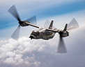 Picture of the V-22 Osprey in flight.