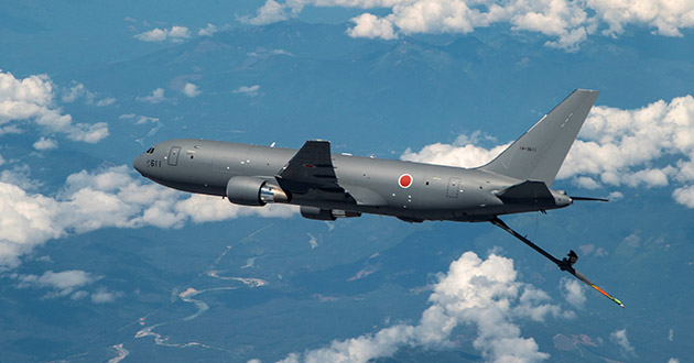ボーイング、日本に最初のワシントン産KC-46Aタンカーインド