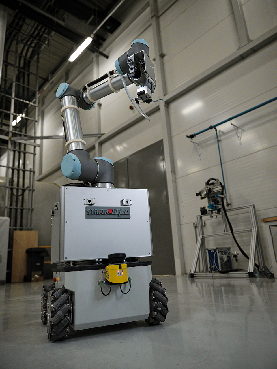 fully developed, the robot head, called an end-effector