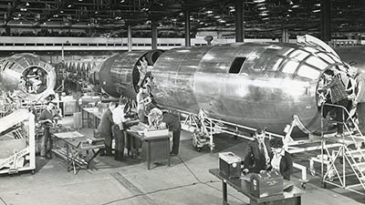 B-50 1947 black and white