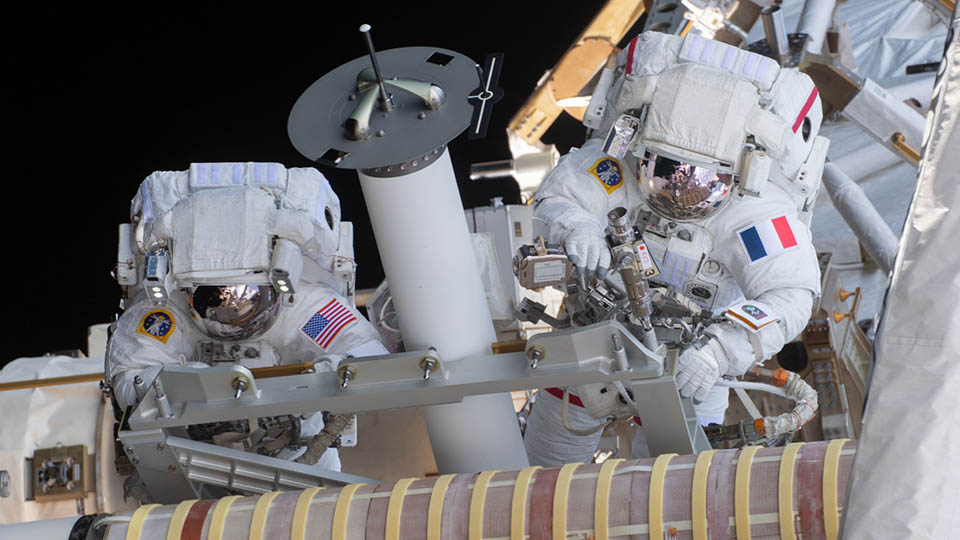 Additive manufacturing parts on International Space Station