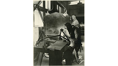 Boeing arc welders in 1920s