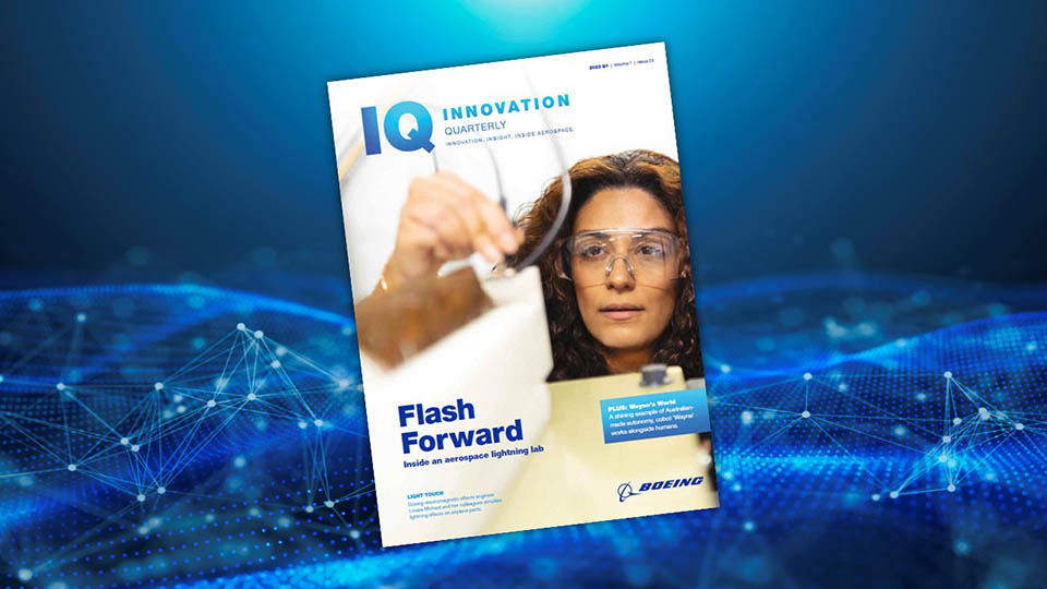 Boeing Innovation Quarterly 2023 Q1 lightning lab cover