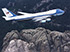 Navigation. Picture of Air Force One in flight.