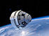Navigation: Render of Starliner in orbit.