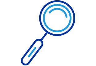 An illustration of a lightbulb encircled by arrows.