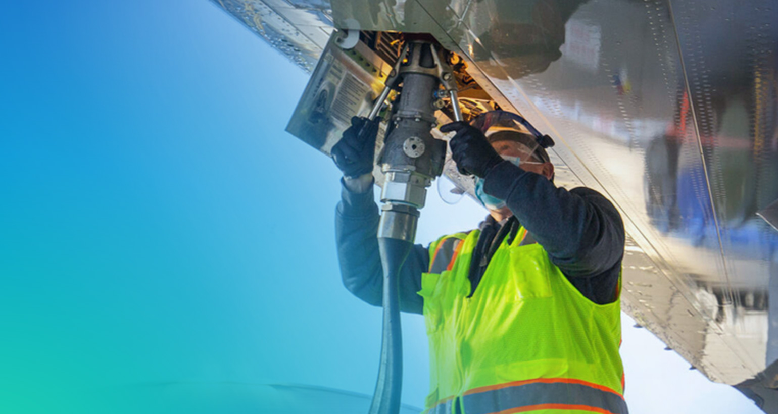 Worker refueling plane