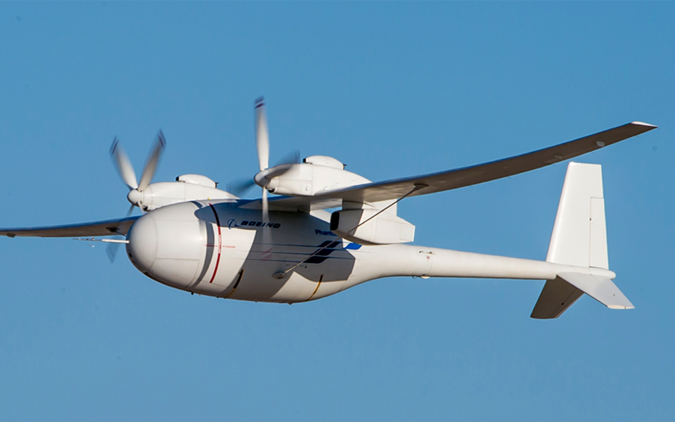 The uncrewed Phantom Eye makes  several flights powered by liquid hydrogen.