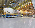 Picture of the Boeing Space Launch System component.