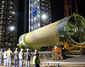 Picture of the Boeing Space Launch System component.