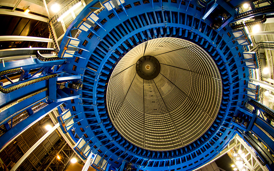 Picture of the Boeing Space Launch System component.