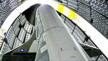 Wallpaper picture of X-37B.